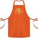 My Pizza Universe Funny Food Diet Cotton Apron 100% Organic Orange