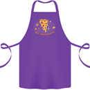 My Pizza Universe Funny Food Diet Cotton Apron 100% Organic Purple