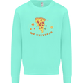 My Pizza Universe Funny Food Diet Kids Sweatshirt Jumper Peppermint