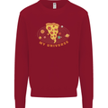 My Pizza Universe Funny Food Diet Kids Sweatshirt Jumper Red