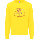 My Pizza Universe Funny Food Diet Kids Sweatshirt Jumper Yellow