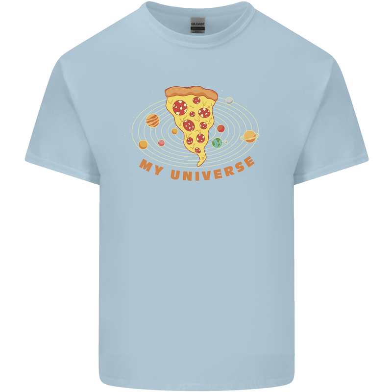 My Pizza Universe Funny Food Diet Kids T-Shirt Childrens Light Blue
