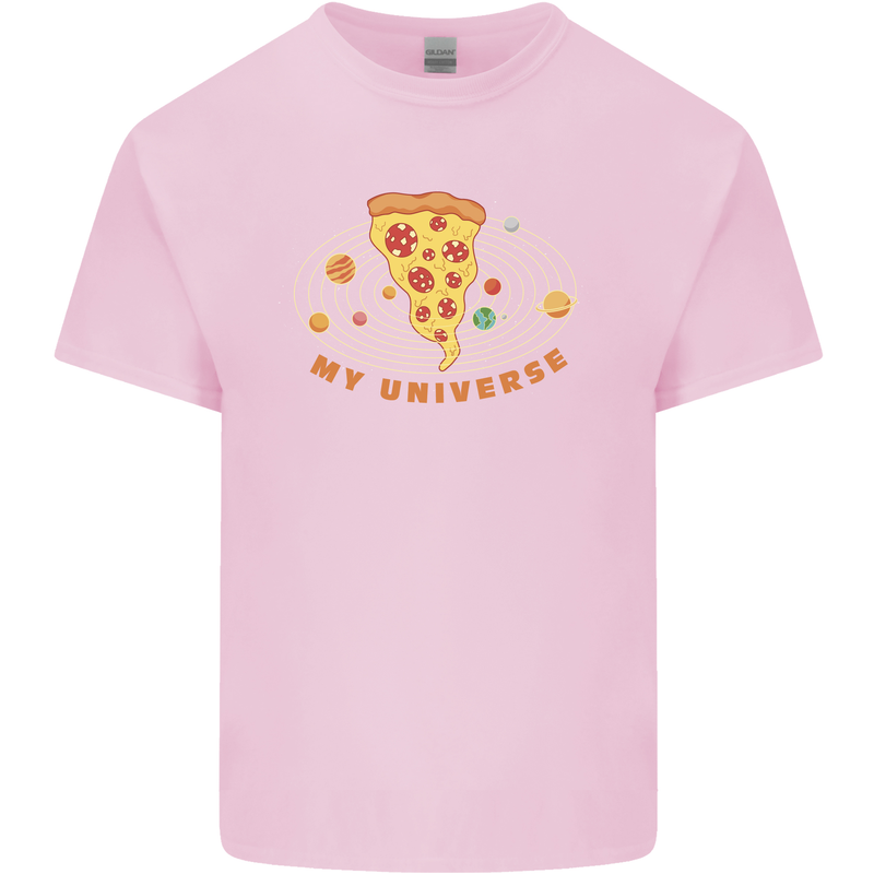 My Pizza Universe Funny Food Diet Kids T-Shirt Childrens Light Pink