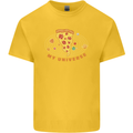 My Pizza Universe Funny Food Diet Kids T-Shirt Childrens Yellow