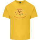 My Pizza Universe Funny Food Diet Kids T-Shirt Childrens Yellow