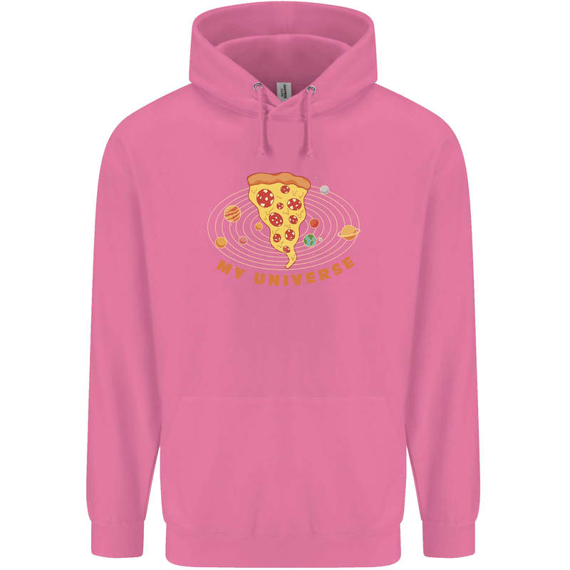 My Pizza Universe Funny Food Diet Mens 80% Cotton Hoodie Azelea