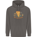 My Pizza Universe Funny Food Diet Mens 80% Cotton Hoodie Charcoal