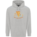 My Pizza Universe Funny Food Diet Mens 80% Cotton Hoodie Sports Grey