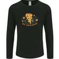 My Pizza Universe Funny Food Diet Mens Long Sleeve T-Shirt Black