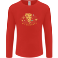 My Pizza Universe Funny Food Diet Mens Long Sleeve T-Shirt Red