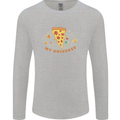 My Pizza Universe Funny Food Diet Mens Long Sleeve T-Shirt Sports Grey