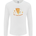 My Pizza Universe Funny Food Diet Mens Long Sleeve T-Shirt White