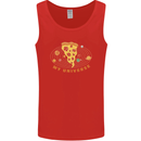 My Pizza Universe Funny Food Diet Mens Vest Tank Top Red