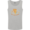 My Pizza Universe Funny Food Diet Mens Vest Tank Top Sports Grey