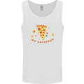 My Pizza Universe Funny Food Diet Mens Vest Tank Top White