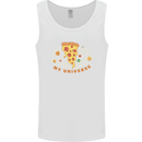 My Pizza Universe Funny Food Diet Mens Vest Tank Top White