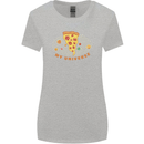 My Pizza Universe Funny Food Diet Womens Wider Cut T-Shirt Sports Grey