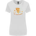 My Pizza Universe Funny Food Diet Womens Wider Cut T-Shirt White