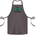 My Shamrocks Funny St. Patrick's Day Boobs Cotton Apron 100% Organic Dark Grey