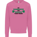 My Shamrocks Funny St. Patrick's Day Boobs Mens Sweatshirt Jumper Azalea