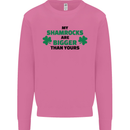 My Shamrocks Funny St. Patrick's Day Boobs Mens Sweatshirt Jumper Azalea