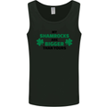 My Shamrocks Funny St. Patrick's Day Boobs Mens Vest Tank Top Black