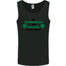My Shamrocks Funny St. Patrick's Day Boobs Mens Vest Tank Top Black