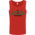 My Shamrocks Funny St. Patrick's Day Boobs Mens Vest Tank Top Red
