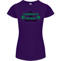 My Shamrocks Funny St. Patrick's Day Boobs Womens Petite Cut T-Shirt Purple