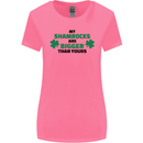 My Shamrocks Funny St. Patrick's Day Boobs Womens Wider Cut T-Shirt Azalea