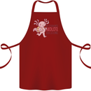 My Students Axolotl Questions Teacher Funny Cotton Apron 100% Organic Maroon