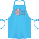 My Students Axolotl Questions Teacher Funny Cotton Apron 100% Organic Turquoise