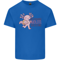 My Students Axolotl Questions Teacher Funny Kids T-Shirt Childrens Royal Blue