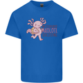 My Students Axolotl Questions Teacher Funny Mens Cotton T-Shirt Tee Top Royal Blue
