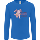 My Students Axolotl Questions Teacher Funny Mens Long Sleeve T-Shirt Royal Blue