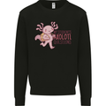 My Students Axolotl Questions Teacher Funny Mens Sweatshirt Jumper Black
