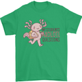 My Students Axolotl Questions Teacher Funny Mens T-Shirt Cotton Gildan Irish Green
