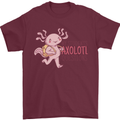 My Students Axolotl Questions Teacher Funny Mens T-Shirt Cotton Gildan Maroon