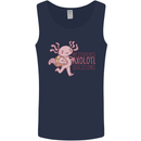 My Students Axolotl Questions Teacher Funny Mens Vest Tank Top Navy Blue