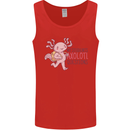 My Students Axolotl Questions Teacher Funny Mens Vest Tank Top Red