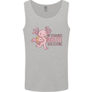 My Students Axolotl Questions Teacher Funny Mens Vest Tank Top Sports Grey