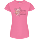 My Students Axolotl Questions Teacher Funny Womens Petite Cut T-Shirt Azalea