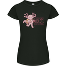 My Students Axolotl Questions Teacher Funny Womens Petite Cut T-Shirt Black