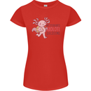 My Students Axolotl Questions Teacher Funny Womens Petite Cut T-Shirt Red
