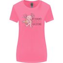 My Students Axolotl Questions Teacher Funny Womens Wider Cut T-Shirt Azalea