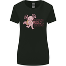 My Students Axolotl Questions Teacher Funny Womens Wider Cut T-Shirt Black