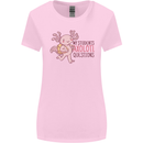 My Students Axolotl Questions Teacher Funny Womens Wider Cut T-Shirt Light Pink