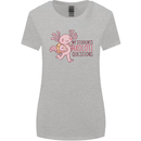 My Students Axolotl Questions Teacher Funny Womens Wider Cut T-Shirt Sports Grey