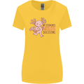My Students Axolotl Questions Teacher Funny Womens Wider Cut T-Shirt Yellow