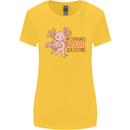 My Students Axolotl Questions Teacher Funny Womens Wider Cut T-Shirt Yellow